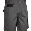 SHORT MULTIPOCHES WORKWEAR. COTON / POLYESTER 245 G/M². EN ISO 13688. T38 À 58 - GRIS FONCE