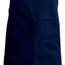 tablier sommelier. uni coton. dimensions h90 x l76 poche h20 x 31,5 cm. tu - marine
